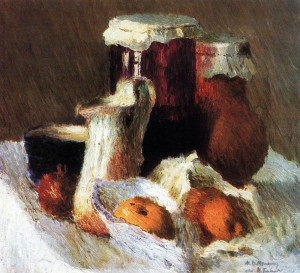 Игорь Эммануилович Грабарь Банка с вареньем и яблоки, 1904 